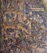 Jules Pascin View by Balcony oil painting